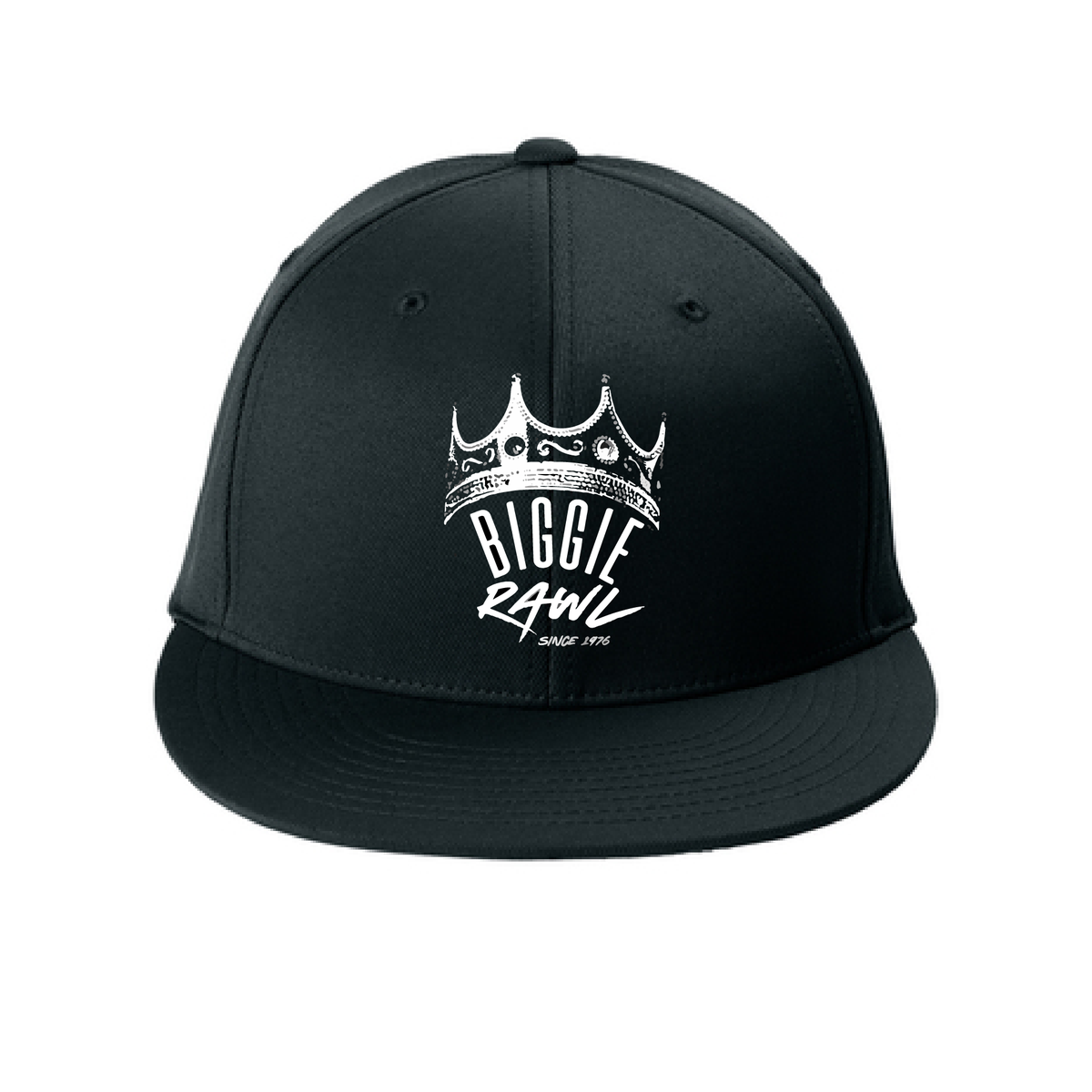 BIGGIERAWL Flexfit® Flat Bill Cap
