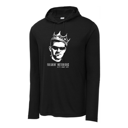 BIGGIERAWL PosiCharge ® Tri-Blend Wicking Long Sleeve Hoodie